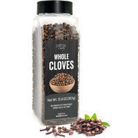 Fresh Finest Cloves Whole 12.6Oz - Premium Quality Whole Cloves - All-Natural, Non-Gmo, Gluten-Free, Kosher - Perfect For Baking, Cooking, And Beverages