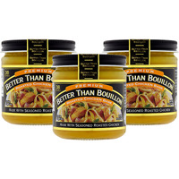 Better Than Bouillon Premium Roasted Chicken Base, Made With Seasoned Roasted Chicken, 38 Servings, Blendable Base For Added Flavor, 8-Ounce Jar (Pack Of 3)