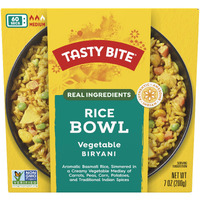 Tasty Bite Vegetable Biryani Rice Bowl, Ready To Eat, Microwaveable, Gluten Free, 7 Ounce (Pack Of 6)