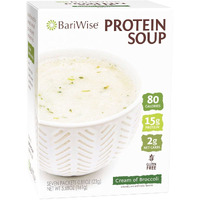 Bariwise Protein Soup Mix, Cream Of Broccoli, Gluten Free, Low Carb & Keto Friendly (7Ct)