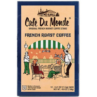Cafe Du Monde Coffee French Roast Single-Serve Cup Pods, 12 Count