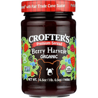 Crofter's Organic Premium Spread, Seedless Blackberry, 16.5 Oz. (Pack Of 6)
