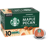 Starbucks Coffee K-Cup Pods, Maple Pecan Flavored Coffee, Naturally Flavored, 100% Arabica, 1 Box (10 Pods)