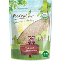 Food To Live Organic Royal White Quinoa, 5 Pounds - Whole Grain, Non-Gmo, Kosher, Raw, Vegan, Sirtfood, Bulk