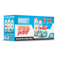 Positive Energy Beverage 3-Flavor Variety Pack | 12-Oz Can, Pack Of 12 | Zero Sugar Energy Drink, Immunity, And Hydration Support