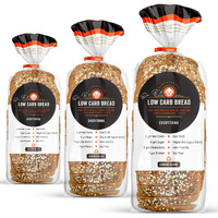 Low Carb Avenue - Artisan Keto Bread | 7G Protein & 2G Net Carbs | Low Calorie, Vegan, Sugar Free | Fresh, Sliced, Multigrain Bread Loaf ((3 Pack (16 Oz), Everything)