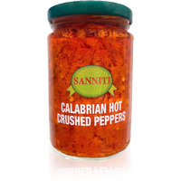 Sanniti Crushed Italian Calabrian Chili Peppers, 10 Ounce