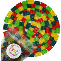 Firstchoicecandy 3D Rainbow Juicy Gummy Candy (3D Building Blocks, 2 Pound)