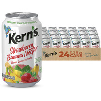Kern's Strawberry-Banana Nectar, 11.3 Fl Oz (Pack Of 24)