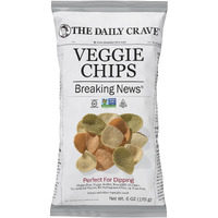 The Daily Crave Veggie Chips, 6 Oz (Pack Of 8) Veggie Crisps, Kosher, Crunchy, Vegan