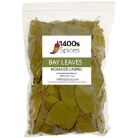 4Oz Bay Leaves Semi Selected (Whole And Broken Leaves), Hojas De Laurel, Dried Bay Leaf By 1400S Spices