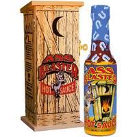 Premium Gourmet Blaster Hot Sauce Bottle With Outhouse Box - Ultimate Habanero Hot Sauce Gift Set - Perfect For Christmas Gifts For Spicy Food Lovers - Try If You Dare!