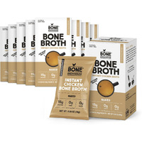 Bone Brewhouse - 9 Pack - Unflavored Chicken Bone Broth Protein Powder - Keto & Paleo Friendly - Instant Soup Broth - 15G Protein - Natural Collagen, Gluten-Free & Dairy Free - 45 Individual Packets