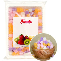 Fanale Mini Mochi Sweet Rice Cake - Rainbow Mixed Color Snack For Frozen Yogurt Toppings/Ice Cream Toppings/Shaved Ice Toppings 300G | 10.6Oz | 0.7Lb Moc006
