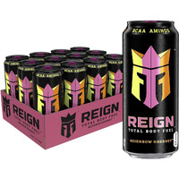 Reign Total Body Fuel, Reignbow Sherbet, Fitness & Performance Drink, 16 Fl Oz (Pack Of 12)