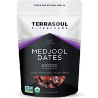 Terrasoul Superfoods Organic Medjool Dates, 2 Lbs - Soft Chewy Texture | Sweet Caramel Flavor | Farm Fresh