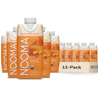 Nooma - Hydrating Sports Drink - Electrolyte Drink With Organic Coconut Water - Organic & No Added Sugars - Rapid Hydration - 30 Calories & 505Mg Electrolytes - Mango - 12 Pack (16.9Oz Each)