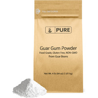 Pure Original Ingredients Guar Gum (4Lb) From Guar Beans, Food Grade, Gluten Free