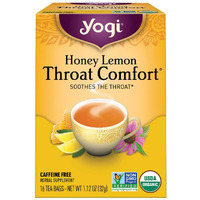 Yogi Tea, Honey Lemon Throat Comfort, 16 Count
