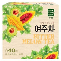 Nokchawon Bitter Melon Tea 40 Tea Bags (100% Bitter Melon/No Additives/Natural Pulp Teabag)