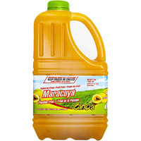 Canoa Fruit Pulp - Made With Real Fruit - 64 Fl Oz - Make Juices, Cocktails, Desserts, And More - Choose From Many Flavors - Passion Fruit
