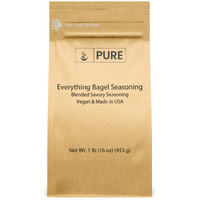 Pure Original Ingredients Everything Bagel Seasoning (1 Lb) Add Flavor & Texture, Mix Of Sesame Seeds, Garlic, Onion & Salt