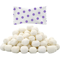 Big Dots Buttermints, Mint Candies, After Dinner Mints, Butter Mint Candy, Fat-Free, Kosher Certified, Individually Wrapped (Purple, 110 Pieces)