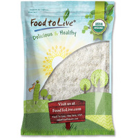 Food To Live Organic Shredded Coconut, 5 Pounds Non-Gmo, Unsweetened Flakes, Desiccated, Medium Shreds, Kosher, Vegan, Bulk. No Sulfites Added. Rich In Dietary Fiber. For Baking, As A Topping.