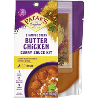 Patak's Butter Chicken Curry Sauce Kit 3-Step, 11 Fl Oz