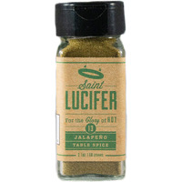Saint Lucifer Spice Co, Jalapeno Table Spice Number 13, 2.1 Ounce Glass Jar, Made In The Usa, Gluten Free, Sugar Free, Vegan, Vegetarian