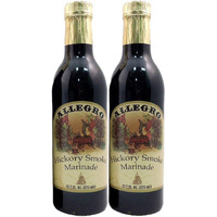 Allegro - The Marinate Everything Marinades - Hickory Smoke 12.7 Oz, Pack Of 2