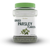 Kashan Dried Parsley Flakes, Perejil, Great For Cooking & Food Flavoring, Middle Eastern Cuisine And Aromatic Seasoning, Vegetarian 3Oz (85G)