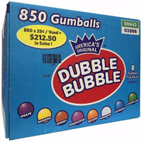Dubble Bubble Fruit Gumballs, 14.6 Pound, 233.6 Oz