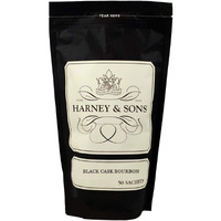 Harney & Sons Black Cask Bourbon, Bourbon, Vanilla & Caramel, Bag Of 50 Sachets