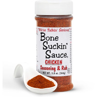 Bone Suckin' Sauce Chicken Seasoning & Rub With Garlic & Sage, Perfect For Chicken, Turkey, Other Poultry, Fish - Brown Sugar, Garlic, Onion, Spices - Non-Gmo, Gluten-Free