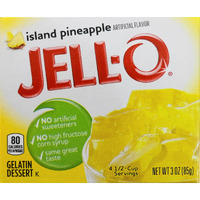 Jell-O Gelatin Dessert, Island Pineapple, 3-Ounce Box (Pack Of 3)