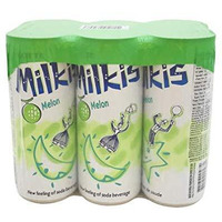 Lotte Milkis Soda Beverage, Melon And Milk 8.45 Fl Oz (Pack Of 6)