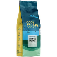 Door County Coffee Cinnamon Hazelnut Decaf Flavored Coffee | 10Oz Bag | Ground Coffee Medium Roast | 100% Arabica Coffee | Cinnamon Hazelnut Decaf