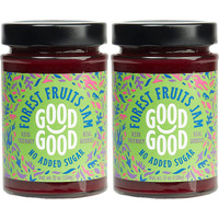 Good Good No Added Sugar Forest Fruit Jam - Keto Friendly Jelly - Low Carb, Low-Calorie And Vegan - Diabetic Friendly - 12Oz / 330G (Pack Of 2)
