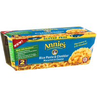 Annies Homegrown Rice Pasta And Cheddar Microwavable Mac And Cheese Cup, 4.02 Ounce - 6 Per Case