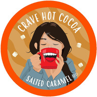 Crave Hot Chocolate Pods, Compatible With 2.0 K-Cup Brewers, Salted Caramel, 40 Count