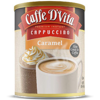 Caffe Dvita Caramel Cappuccino 1 Lb. Can (16 Oz.)
