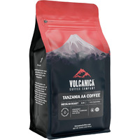 Tanzania Aa Coffee, Mount Kilimanjaro, Ground, Fresh Roasted, 16-Ounce