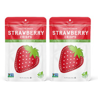 Natures Turn Freeze-Dried Fruit Snacks, Strawberry Crisps, Pack Of 2 (1.2 Oz Each)