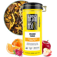 Tiesta Tea - Orange Tango | Orange Hibiscus Herbal Tea | Premium Loose Leaf Tea Blend | Non-Caffeinated Fruit Tea | Make Hot Or Iced & Up To 50 Cups | Made W/Natural Ingredients - 4Oz Refillable Tin