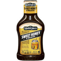 Kc Masterpiece Sweet Honey & Molasses Barbecue Sauce (Pack Of 2) 18 Oz Bottles