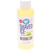 Hypothermias Shaved Ice And Snow Cone Syrup Unsweetened Flavor Concentrate - 4 Fl Oz - Makes 1 Gallon Of Ready To Use Syrup - Wedding Cake - Must Add Filtered Water And Sweetener