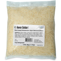 Dairy Free Cheese, Vegan Mozzarella Cheese That Melts Perfectly, Healthy Plant Based Cheese, 2.5 Lb Bag Of Vegan Cheese Shredded, Lactose Free Cheese With No Allergens, Non Dairy Cheese.
