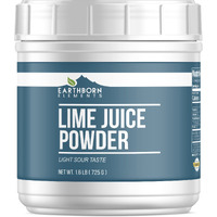 Earthborn Elements Lime Juice Powder 1.6 Lb, Pure & Natural, Delicious Sour Flavor