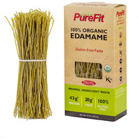 Purefit - Organic Edamame Spaghetti Pasta (10 Oz/5 Servings) - Low Carb Keto Pasta, High Protein, Gluten-Free, Vegan, Non-Gmo, Kosher, Plant-Based Bean Noodles